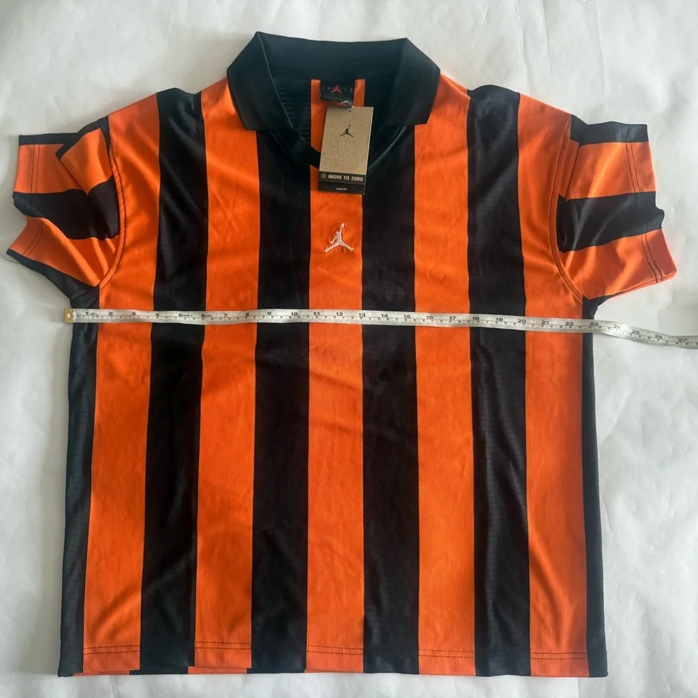 Jordan Brooklyn Men's Collegiate Goalie Top - Orange Black
